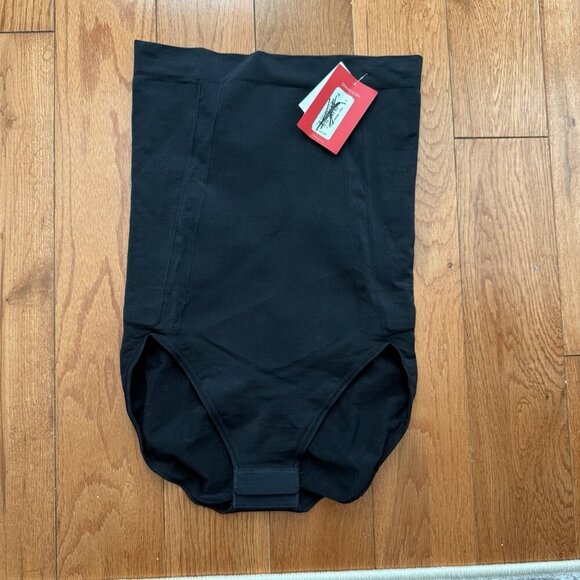 Spanx High Waisted Briefs Shapewear Black Smoothing NWT Size Small Slimming - Picture 2 of 7